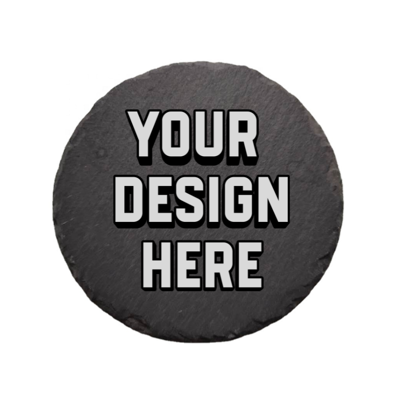 ROUND SLATE COASTER