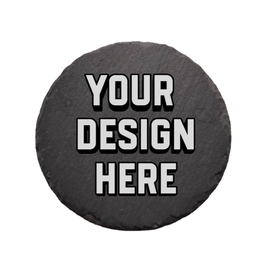 ROUND SLATE COASTER