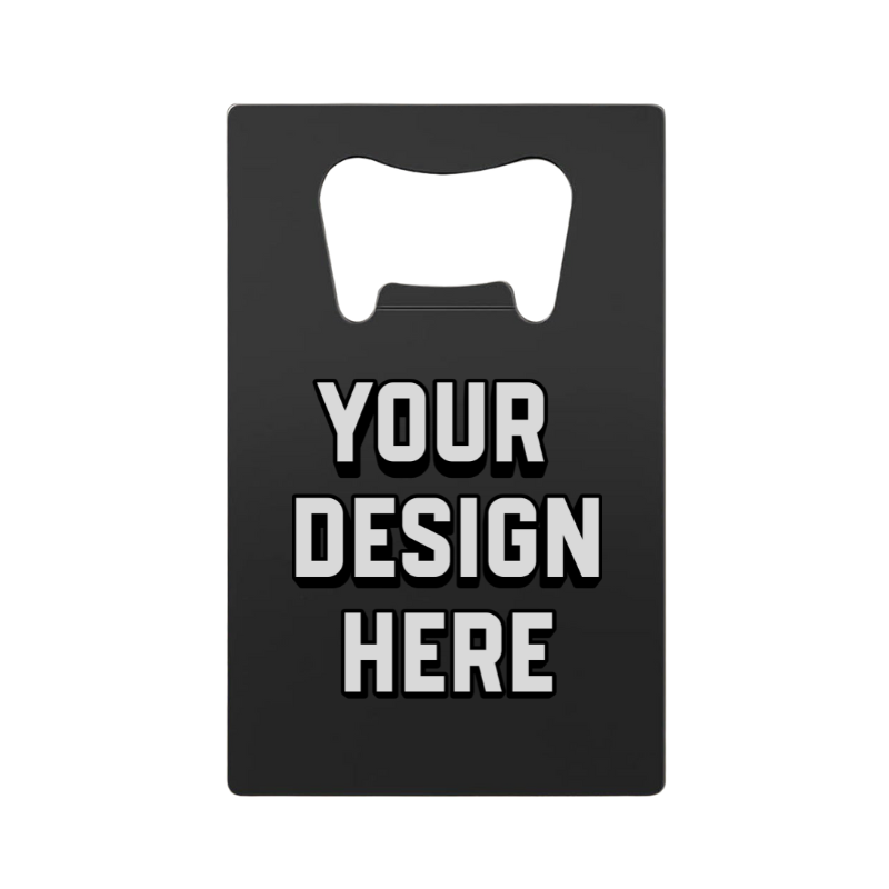 CREDIT CARD BOTTLE OPENER BLACK