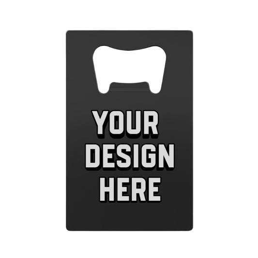CREDIT CARD BOTTLE OPENER BLACK